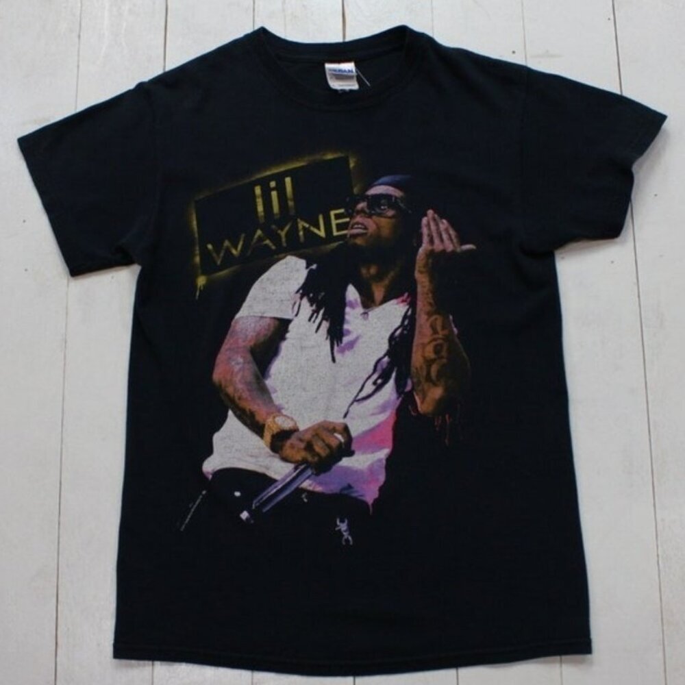 2010s Lil Wayne Rap Hip-Hop Classic Retro Graphic Music Fan T-Shirt  73
